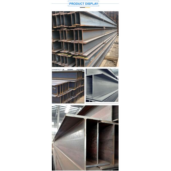 Q235B Q345B Rolled Steel Section Galvanized Steel H Beam for construction