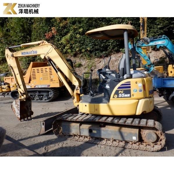 Excavadora japonesa Komatsu PC55MR PC55MR-2 de 5,5 toneladas para edificações e escavações agrícolas