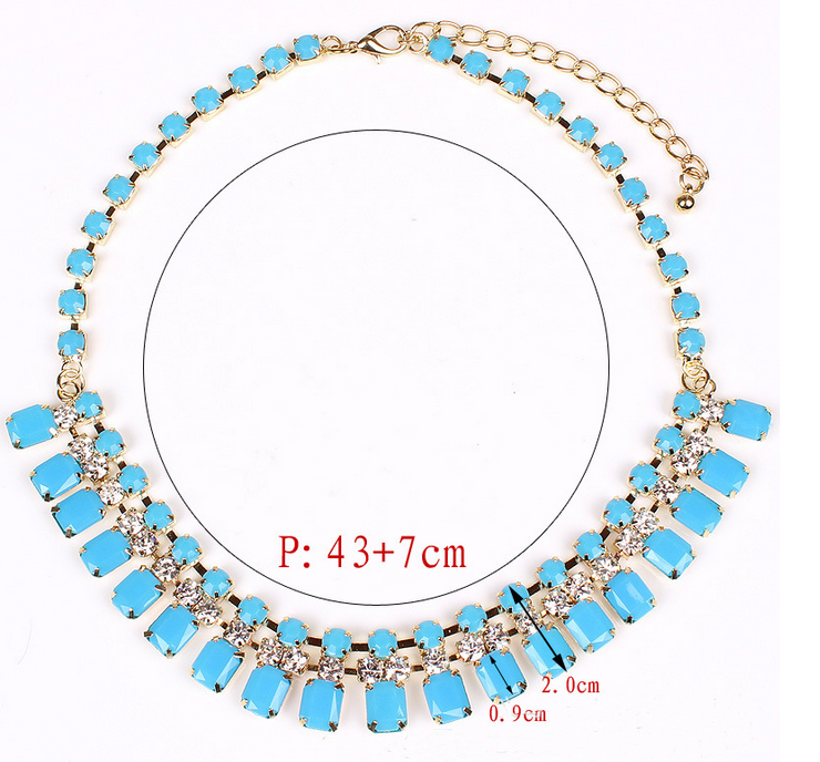 ZARA handmade fashion a single product selling models copper claw clip diamond necklace