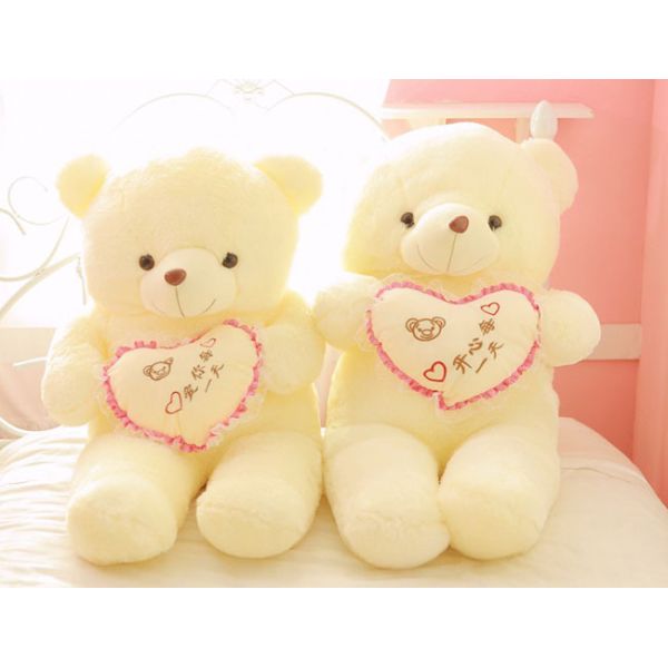 holding heart teddy bear, china plush toy animals, animal teddy bears