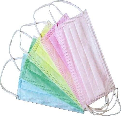 3 Ply Disposable Face Mask  Breathable / Nonwoven Surgical Mouth Mask