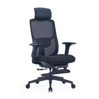 Mesa de oficina y silla de escritorio con malla negra silla de oficina de lujo