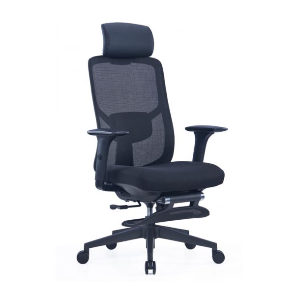 Office Table And Chair Set Black Mesh Comfortable Luxury Office Chair