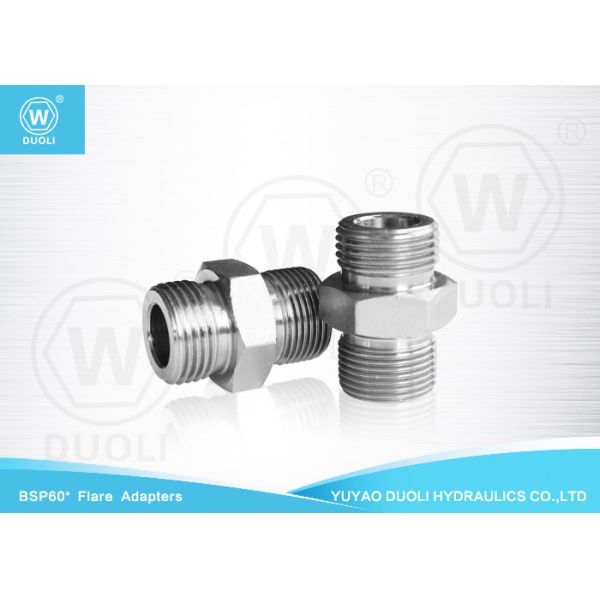 Garnitures de fusée de Seat SAE Hydraulic BSP de cône de 60 degrés couplant le