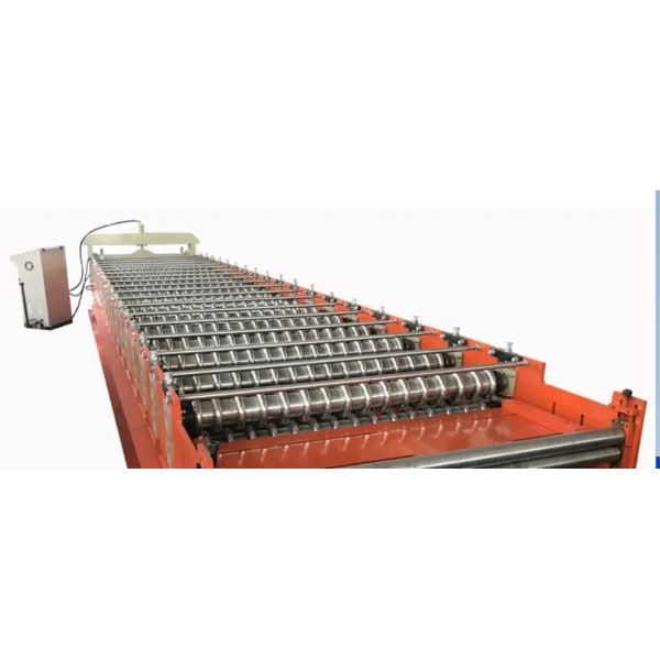 Color Steel Corrugated Wave Shape Roofing Steel Sheet Making Machine 8-15m/Min