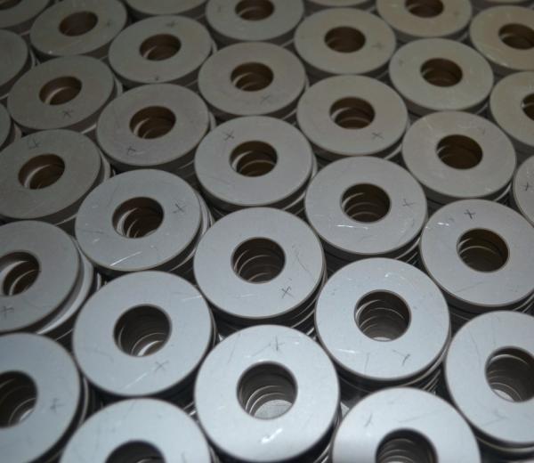 PZT Ceramics 20/1.2 Piezoelectric Ceramic Discs Pzt 5 Heat Resistance