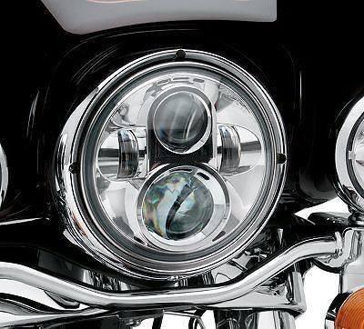 Black 5.75-inch Cree LED Projector Daymaker Hi/Lo Beam Headlight for Harley Davidson Motorcycle