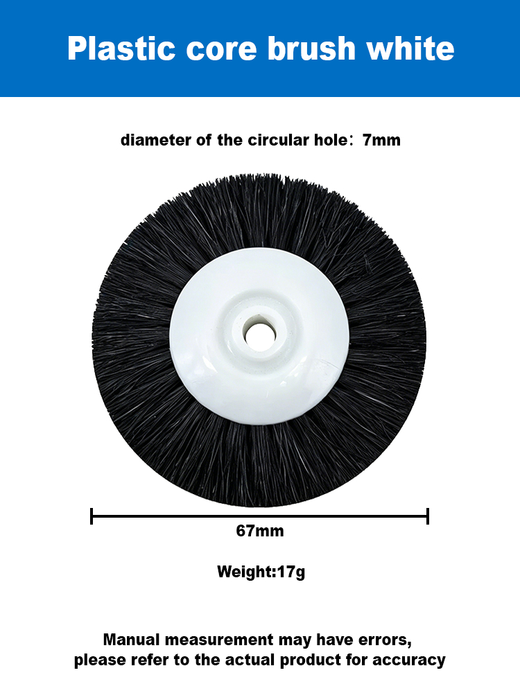 Plastic Core Rubber Core Polishing Brush for Jewelry Finishing and Buffing