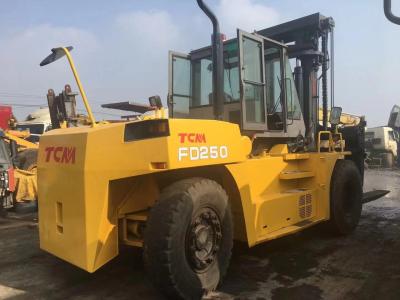 Original TCM Used 25 Ton Forklift 7520 X 3200 X 4250 Mm SGS Approved