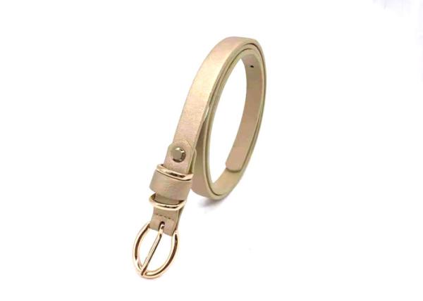 Alloy Buckle Women Skinny 1.5cm PU Casual Dress Belt
