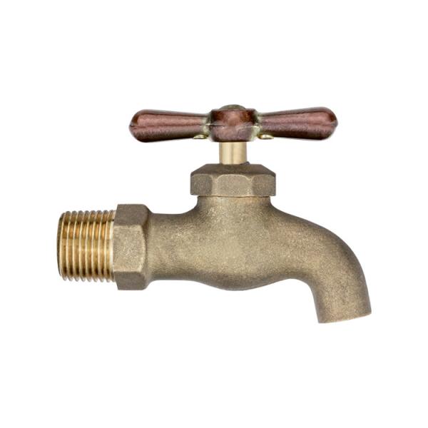 1/2 Male Thread Sand Throwing Brass Garden Tap BSP Thread Brass Stop Bibcock