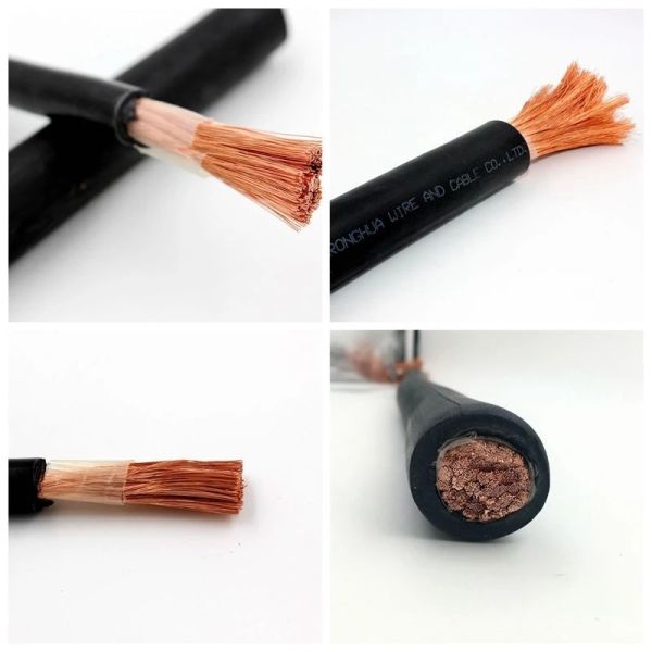 35mm2 Medium Voltage Copper Inductor Orange Rubber Insulated Flexible Welding Cable