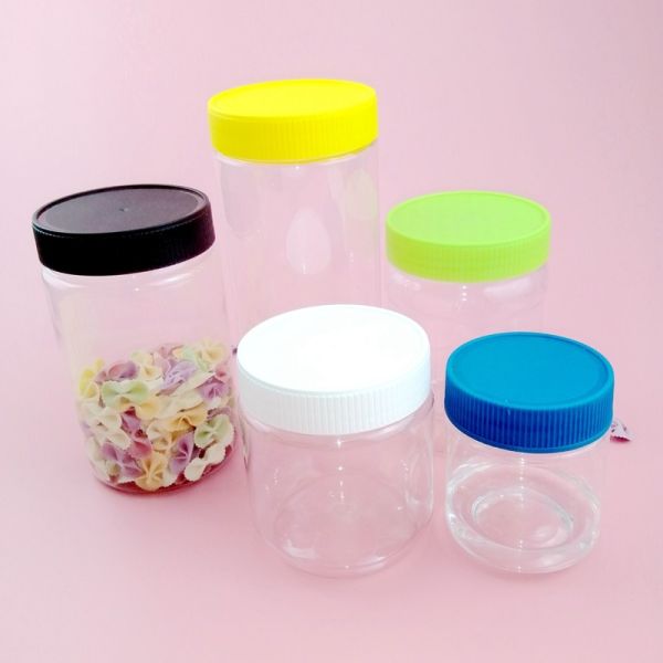 Круглые прямые опарникы еды 150ml 250ml 360ml 450ml пластиковые с PP продевают нитку крышку