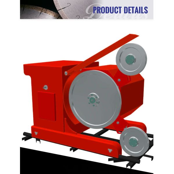 Машина для резки камня мощностью 30 кВт/40 л.с. для резки алмазных проволочных пил в карьере гранитного мрамора