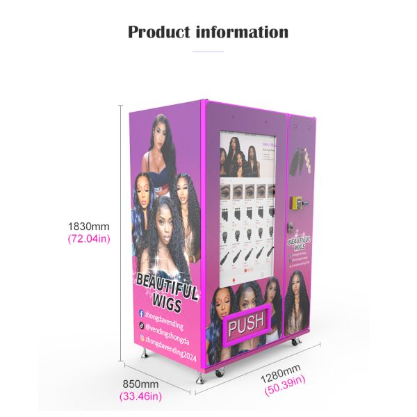 Euro Standard 49 Inch Full Touch Screen  Vending Machine Credit Card and Token Payment System for Beauty Products