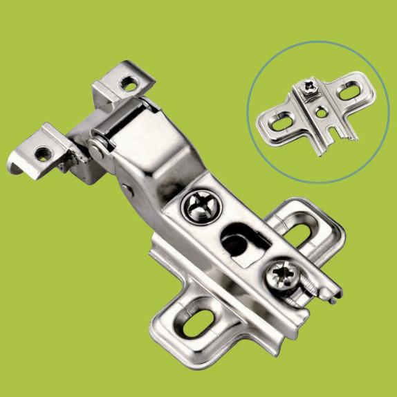 good material furniture hardware hinge for Aluminum frame, half-overlay type