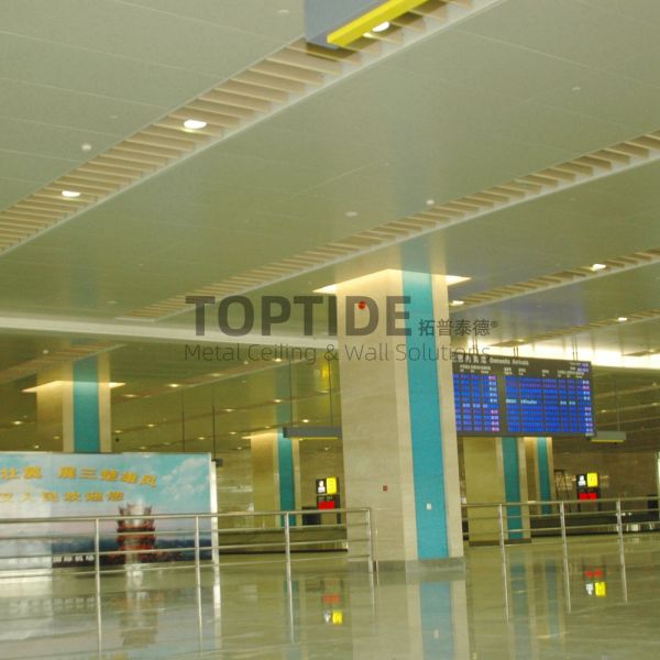 White Aluminum Decorative Ceiling Tray Pop Metal Waterproof Suspended Ceiling Tiles