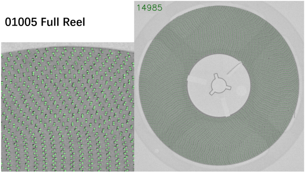 Intelligent Component Counter with Automatic Scanning codes and Automatic Label Printing 