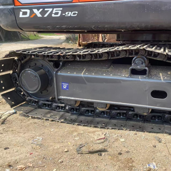 Farm 7500KG Used Doosan Excavator DX75 Crawler Dirt Equipment