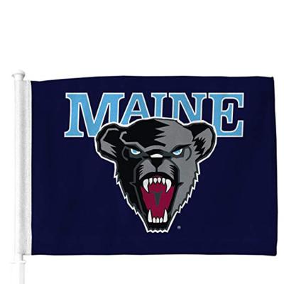 MAINE drapeaux de voiture dorés imprimés sur écran de haute qualité