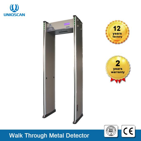 Full Body Scanner Airport Security Walk Through Door Frame Metal Detector Gate Custom 6/12/18 Zones Easy Assembly