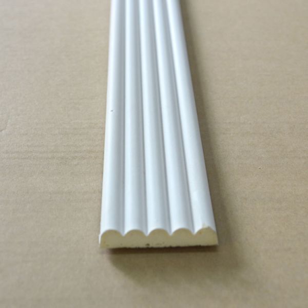 GD-85018 51mm Guarantee New Classical Apartment PU Smooth Chair Rail Moulding
