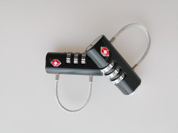 Black TSA 13223  Luggage  3 Number   Lock  Zinc  Alloy   Combination Travel  Bag  Lock  63.2g