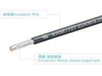 UL1727 PFA ata con alambre la iluminación 600v 250c/el aparato electrodoméstico/el alambre revestido del calentador PFA