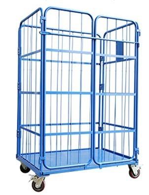 Four - Wheel Logistics Trolley Industrial Heavy Duty Epoxy Powder Coated Finish