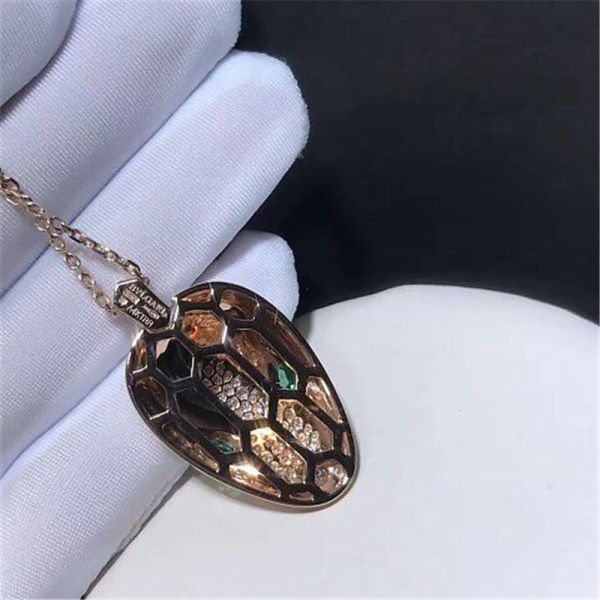 Factory jewels B Serpenti series  necklace 18k gold white gold yellow gold rose gold  diamond  necklace