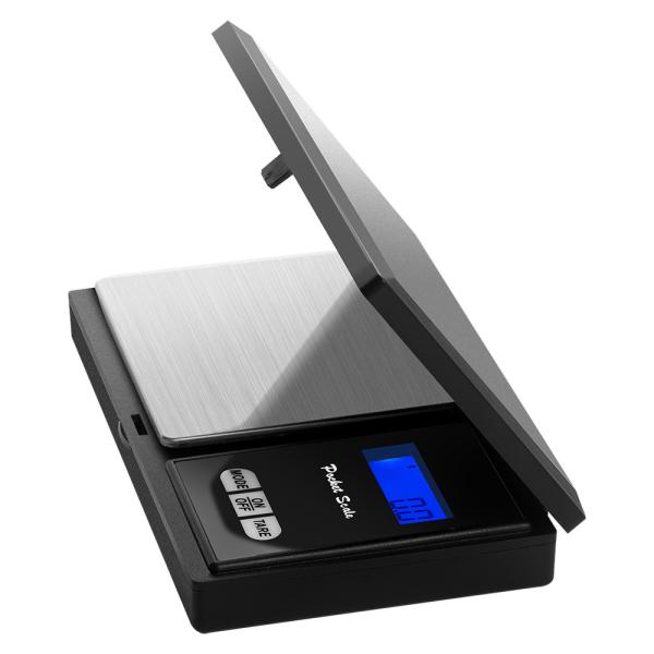 Mini balance électronique de précision en acier inoxydable ABS pour bijoux, affichage LCD 0,01 g, alimenté par batterie, 12 mois