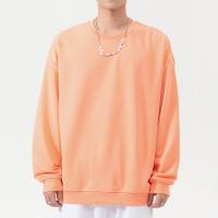 Algodão apto magro XXXL do poliéster da camiseta dos homens padrão encapuçados do bolso do bloco da cor