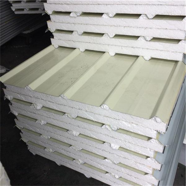 new arrival construction materials 840mm eps silver paper sandwich roof panel