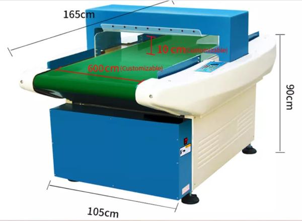 OBM 160Kg Food Metal Detector , Auto Conveying Garment Needle Detector