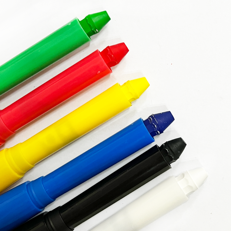 Hot Selling Professional  Make Up Quick Dry  6 Colors Twist Face Paint Stick Washable Crayon Pen