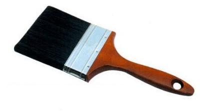 2inch Polyester Filament Coarse Bristle Paint Brush For Outside Wall