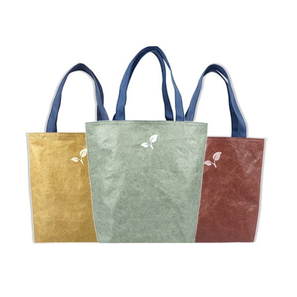 Shoulder Canvas Tyvek Shopping Bag Reversible For Ladies / Girls Reusable