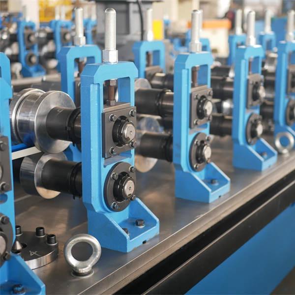 Hydraulic Double Head Ceiling Roll Froming Machine 0.8mm With Track Cutting