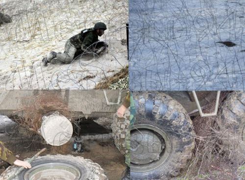 Inconspicuous Wire Barrier MZP Putanka 10x5x1.4m Galvanized Carbon Wire