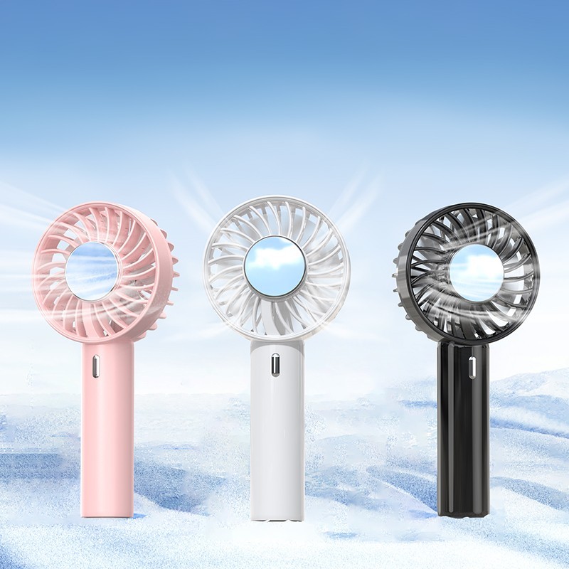 FUSMLI Macaron Color Mini Portable USB Charging Handheld Fan 5 Speeds Customizable Packaging Factory Price Wearable Fan