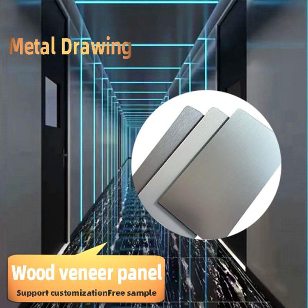 Placa de fibra de carvão de bambu à prova d'água e à prova de umidade 5 mm 8 mm de metal PVC