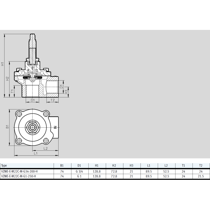 Festo VZWE-E-M22C-M-G34-200-H VZWE-E-M22C-M-G1-250-H Reverse jet pulse valves