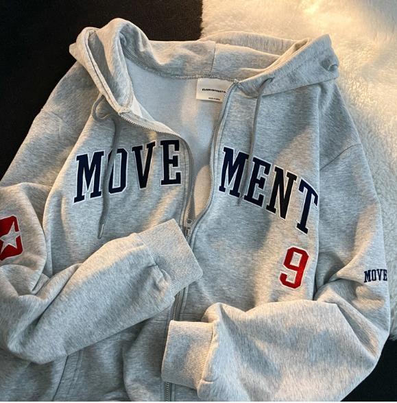 Clothing Manufacturers For Small Orders Men'S Full Zip Front Hoodies Sweatshirt Full Sleeve Top