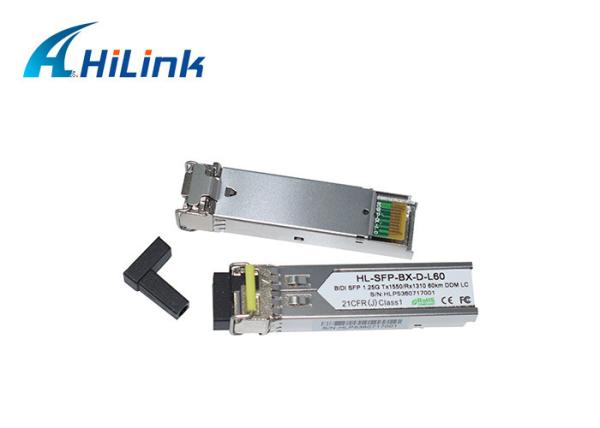 módulo do transceptor de 1000base BIDI 1550nm 1.25Gb 60KM SFP