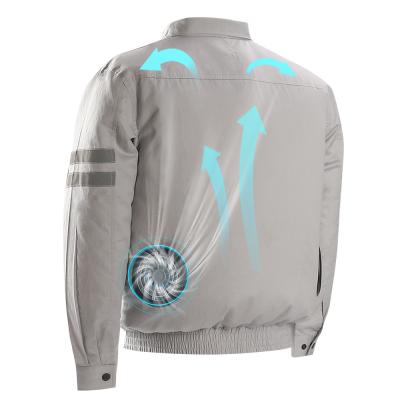 Grey 7.2V Air Conditioned Apparel 6700mAh Ac Motorcycle Jacket