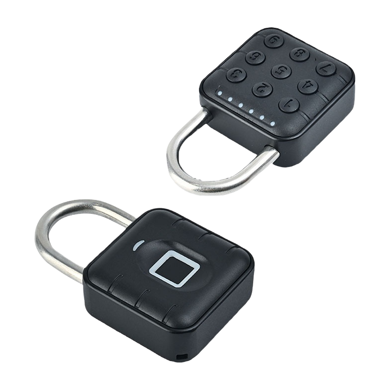 Cadenas Empreinte Waterproof Smart Fingerprint Padlock Anti-theft Gym Door Lock Cloud Data Electronic Combination Wood IP Tuya