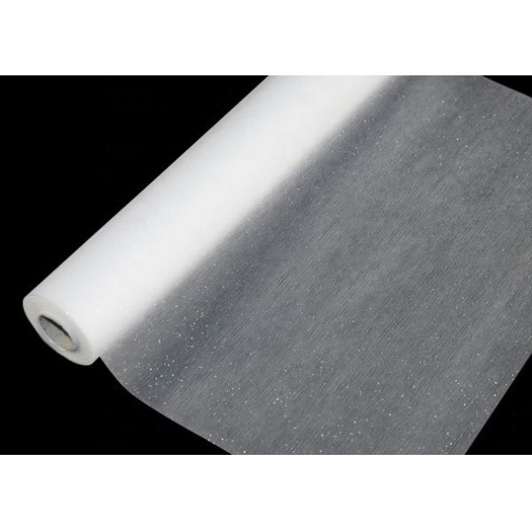 Glitter Embossing Lamination Film With Shiny Surface Visual For Comestic Packaging