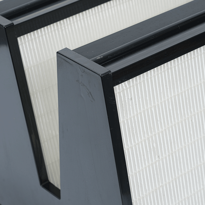 Washable Plastic Frame Carbon V Bank Air Filter True Hepa For HVAC System