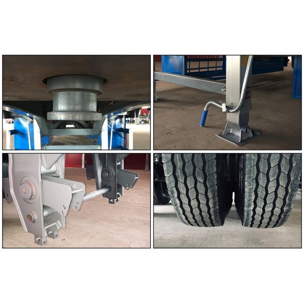 Suspension Container Chassis 40ft 2500mm Chassis Semi Trailer