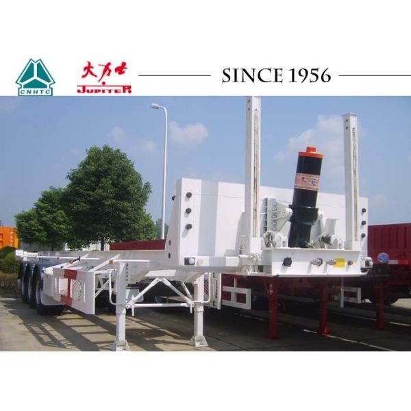 20/40ФТ наклоняя скелетные трейлеры, сверхмощный трейлер 3 цапф с длинным сроком